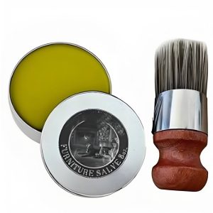 Regeneračný vosk na kožu, drevo + kefa