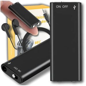 Mini diktafón aktivovaný hlasom 8 GB