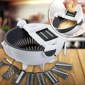 Krájač na zeleninu 9v1 s odkvapkávacou miskou