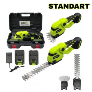 AKU nožnice na živý plot + 2 batérie