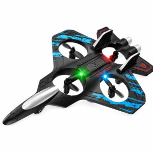 RC bojový dron v tvare stíhačky – LED, EPP pena, 2,4 GHz, na použitie doma aj vonku