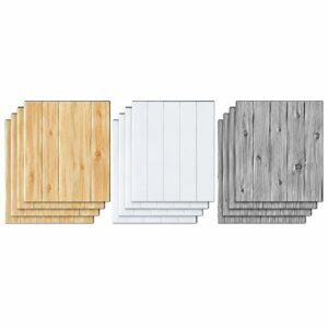 Samolepiace 3D panely imitujúce drevo (5 ks)