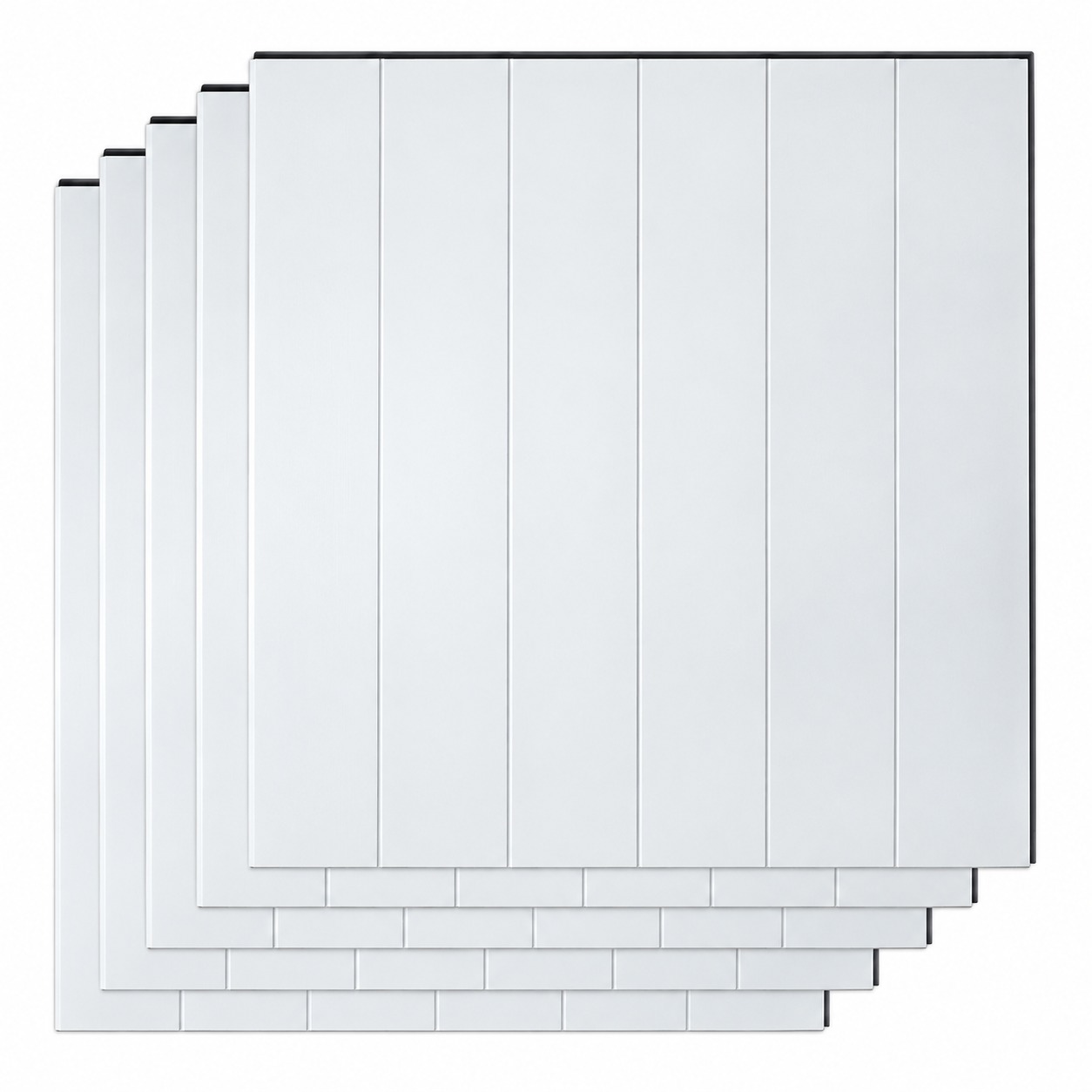 Samolepiace 3D panely imitujúce drevo (5 ks)